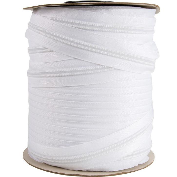 Rits op rol deelbaar 10mm spiraalrits 100 meter wit, Hobby en Vrije tijd, Knutselen, Gereedschap of Toebehoren, Nieuw, Ophalen of Verzenden