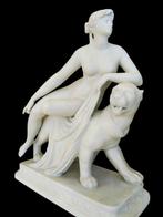 Gustavsberg, attr. - sculptuur, “Ariadne on a Panther” - 23, Antiek en Kunst, Antiek | Keramiek en Aardewerk