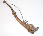 Tempeltrompet Draak Trompet koper versierd 52 cm Tibet -