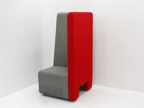 Fauteuil - zitelement Ahrend - grijs gemêleerd - rood -, Zakelijke goederen, Kantoor en Winkelinrichting | Kantoormeubilair en Inrichting