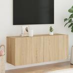 vidaXL Tv-meubel wandgemonteerd 100x30x41 cm sonoma, Huis en Inrichting, Kasten | Televisiemeubels, Nieuw, Verzenden