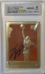 1996/97 Fleer Fleer 23KT Oro Michael Jordan Gesigneerde, Nieuw