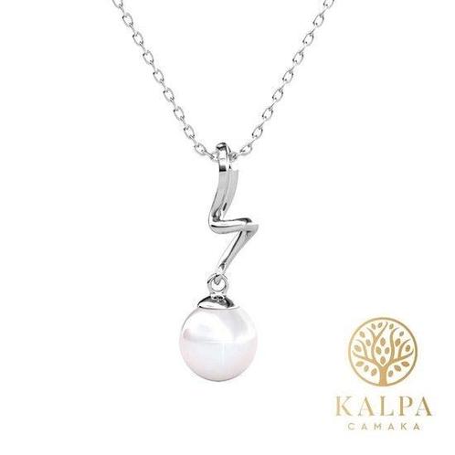 Tweedekans | Yolora Dames ketting met Hanger - Parel en, Sieraden, Tassen en Uiterlijk, Kettingen, Zo goed als nieuw, Ophalen of Verzenden