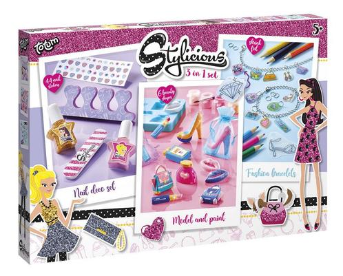 Knutselset Stylicious 3- In 1, Hobby en Vrije tijd, Feestartikelen, Nieuw, Verzenden