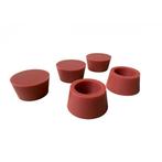 Conische siliconen stoppen 42/50 mm 5 stuks (Poedercoaten), Verzenden, Nieuw