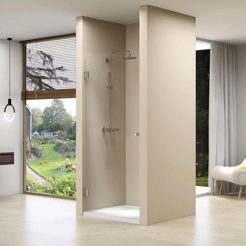 Nis Douchedeur Van Rijn Products Helder Glas 200x90 cm Ronde, Doe-het-zelf en Verbouw, Sanitair, Ophalen of Verzenden
