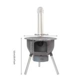 Multifunctioneel Camping Kooktoestel Hout Stove Grill Outdoo, Verzenden, Nieuw