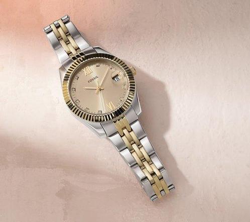 Fossil Scarlette Mini ES4949 Dameshorloge 32 mm - Multi, Sieraden, Tassen en Uiterlijk, Horloges | Dames, Verzenden