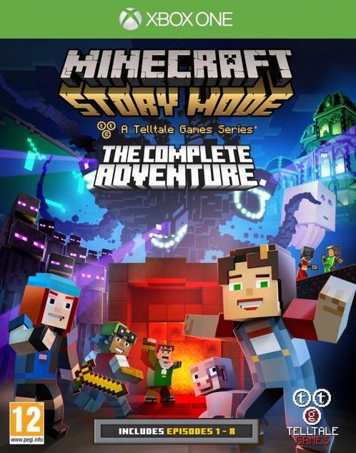Minecraft Story Mode the Complete Adventure (Xbox One), Spelcomputers en Games, Spelcomputers | Xbox One, Gebruikt, Verzenden