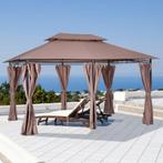 TRUUSK Paviljoen 3x4m Tuinpaviljoen Met 6 Zijdelen Partytent, Tuin en Terras, Partytenten, Verzenden, Nieuw