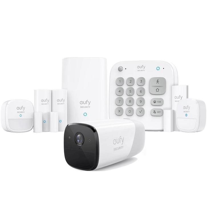 Eufy Security Alarmysteem 7-delige kit + Eufycam 2 Pro, Audio, Tv en Foto, Videobewaking, Ophalen of Verzenden