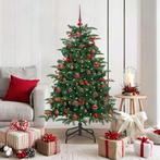 vidaXL Kunstkerstboom Groen 150 cm PVC en Metaal en Plastic, Diversen, Kerst, Verzenden, Nieuw