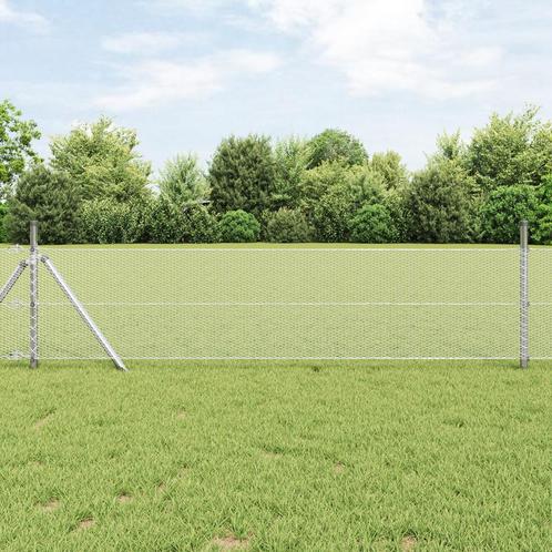 vidaXL Hexagon Omsluiting 0,4x10 m Gegalvaniseerd Staal, Tuin en Terras, Schuttingen, Nieuw, Verzenden