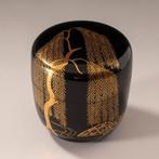 Wajima-nuri lakwerk Natsume theedoos met wilg en gabion