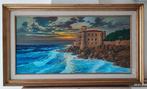 Massimo Orsucci (1946) - Castel Boccale - Livorno, Antiek en Kunst, Kunst | Schilderijen | Klassiek