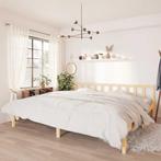 vidaXL Bedframe massief grenenhout 200x200 cm, Bruin, Verzenden, Overige maten, 200 cm