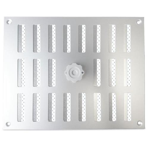 Aluminium afsluitbaar schuifrooster opbouw 245 x 195mm, Doe-het-zelf en Verbouw, Ventilatie en Afzuiging, Nieuw, Verzenden