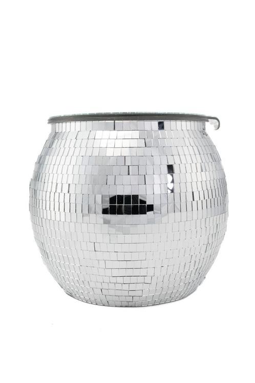 Discobal Opbergpot Pot 22 cm Snoeppot Koektrommel Spiegeltje, Hobby en Vrije tijd, Feestartikelen, Carnaval, Feestartikel, Nieuw