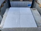 Veiling - 57,6 m2 Terrastegel Oostende 40x40x4 grijs gecoat, Nieuw