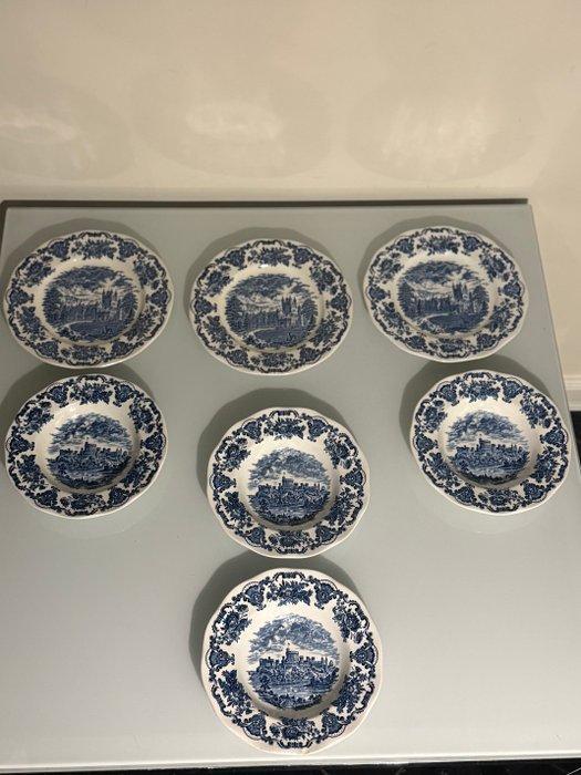 Enoch Wedgwood (Tunstall) Ltd - Eetservies (7) - Aardewerk,, Antiek en Kunst, Antiek | Meubels | Tafels