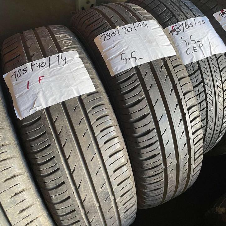 2 x Continental EcoContact 3 185-70-14 Zomerbanden 5,5mm, Auto-onderdelen, Banden en Velgen, 14 inch, Zomerbanden, 185 mm, Personenwagen