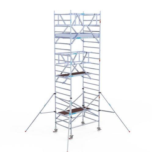 Rolsteiger Professional 135x190 7,2m werkhoogte vrijstaand, Doe-het-zelf en Verbouw, Steigers, Rolsteiger of Kamersteiger, Nieuw