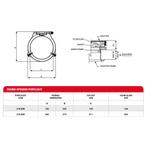 Bieden: Nemo stainless steel porthole 211 mm -, Watersport en Boten, Ophalen of Verzenden, Nieuw, Kombuis en Sanitair, Zeilboot of Motorboot