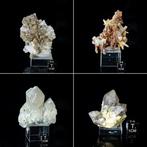 4 kwartsmonsters - Trepca-mijnen, Kosovo en Madan-ertsveld,, Verzamelen, Mineralen en Fossielen
