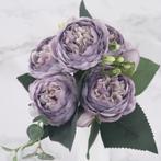 Kunst Boeket - Zijden Rozen Roos Bloemen Luxe Boeketten, Huis en Inrichting, Woonaccessoires | Kunstplanten en Kunstbloemen, Verzenden