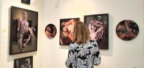 Hélène Planquelle - Tears with ecstasy, V, Antiek en Kunst, Kunst | Schilderijen | Modern