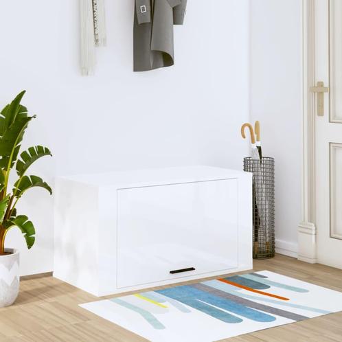 vidaXL Schoenenkast wandgemonteerd 70x35x38 cm bewerkt hout, Huis en Inrichting, Kasten | Schoenenrekken, Nieuw, Verzenden