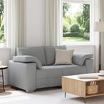 vidaXL Loveseat 120 cm stof lichtgrijs, Huis en Inrichting, Banken | Bankstellen, Verzenden, Nieuw, Stof