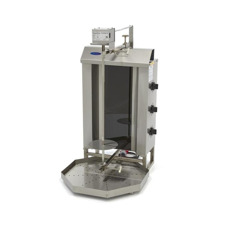 Shoarma Grill - 3 Branders - 30 Kg Vlees - Elektrisch, Zakelijke goederen, Horeca | Keukenapparatuur, Nieuw in verpakking, Ovens, Magnetrons en Steamers