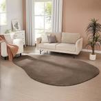 Organisch vloerkleed Faux Fur - donkerbruin - 200 x 300 cm, Huis en Inrichting, Stoffering | Tapijten en Kleden, Verzenden, Nieuw