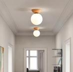 Moderne LED Plafondlamp – Glas en IJzer Nordic Stijl Binnen, Huis en Inrichting, Lampen | Spots, Verzenden, Nieuw