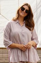 Zhenzi blouse OZELL ruche rand Maat:, Kleding | Dames, Blouses en Tunieken, Verzenden, Nieuw, Overige kleuren