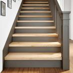 vidaXL Traptreden 4 st 100x30x2 cm onbehandeld massief, Doe-het-zelf en Verbouw, Ladders en Trappen, Verzenden, Nieuw