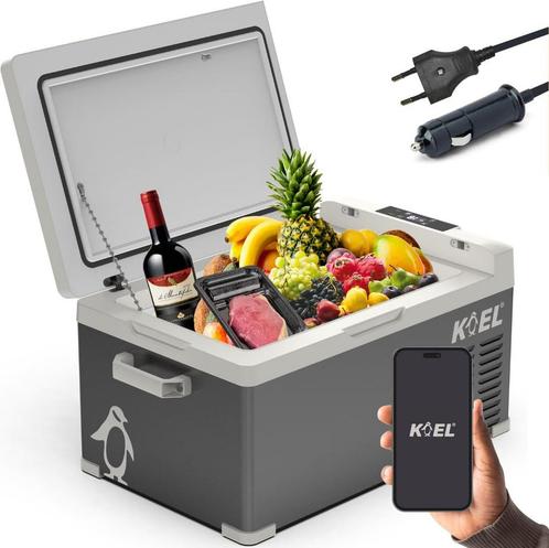 KOEL Crate 25 - Compressor Koelbox Elektrisch 12V en 230, Caravans en Kamperen, Koelboxen, Zo goed als nieuw, Ophalen of Verzenden