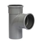 Manchet t-stuk 90° m-s, stromend pipelife-110 mm, SN4, Verzenden, Nieuw
