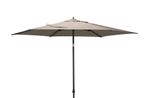 4-Seasons stokparasol Azzurro 300 cm - Taupe, Tuin en Terras, Parasols, Verzenden, Nieuw, Stokparasol, Kantelbaar