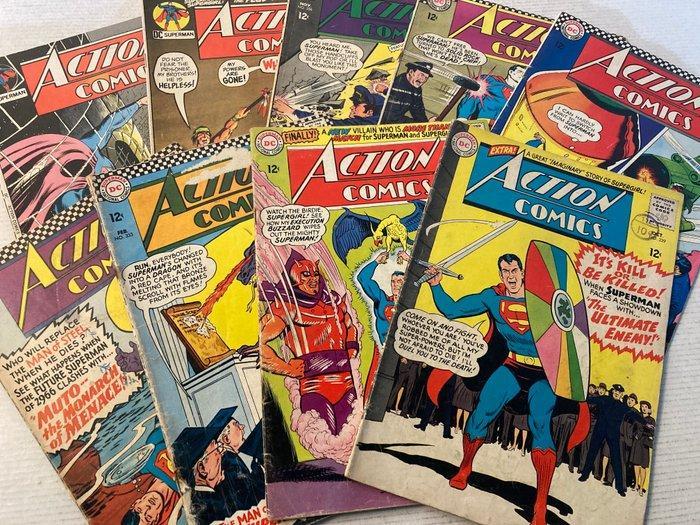 Action Comics Featuring Superman. 9 comics in Range # 329 to, Boeken, Strips | Comics