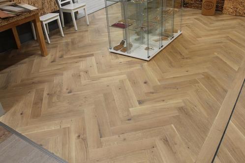 Corkwood Visgraat Parket Hout met kurk Visgraat, Doe-het-zelf en Verbouw, Vloerdelen en Plavuizen, Ophalen of Verzenden