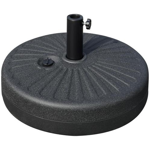TRUUSK Parasolvoet 22 Kg Voor Ø38/48 Mm Parasol, Zwart Cemen, Tuin en Terras, Parasols, Nieuw, Verzenden