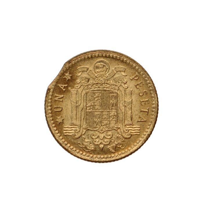 Spanje. Francisco Franco. 1 Peseta 1966 - Minterror (Zonder, Postzegels en Munten, Munten | Europa | Niet-Euromunten