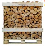 Berken ovengedroogd halve pallet haardhout gratis verzending, Tuin en Terras, Haardhout, Minder dan 3 m³, Ophalen of Verzenden