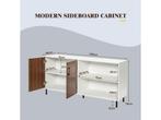 Modern Buffetkast Credenza Kast met Open Deuren en, Verzenden, Nieuw