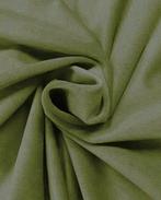 Elegance Fluweel Olijfgroen, Hobby en Vrije tijd, Stoffen en Lappen, Nieuw, Groen