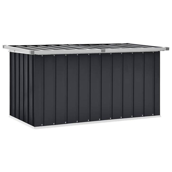 Tuinbox 129cm - Antraciet Metaal - OP = OP! Tuinopruiming, Tuin en Terras, Bergingen en Tuinkasten, Nieuw, Overige typen, Ophalen of Verzenden