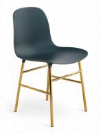Normann Copenhagen Form stoel, messing-groen, Huis en Inrichting, Stoelen, Ophalen of Verzenden, Nieuw