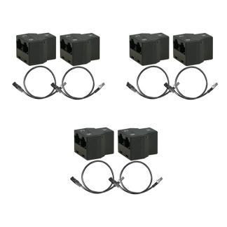 RJ45 koppelstuk | Cat5e U/UTP | 3 stuks (Ziggo geschikt), Computers en Software, Pc- en Netwerkkabels, Nieuw, Verzenden